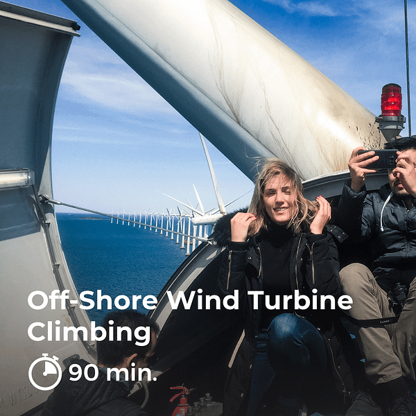 Offshore wind turbine climbing experience